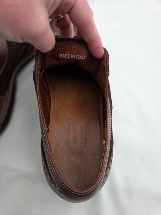 Mercanti Fiorentini Mixed-Media Oxford | Suede & Leather Italy 11.5 main image 3